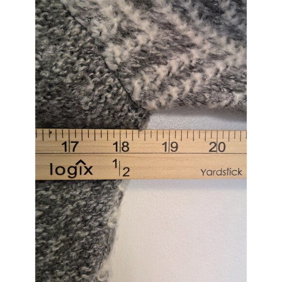 Maryline Sweater Womens S Grey Italy Wool Blend Button Front Cardigan Winter - Picture 7 of 8